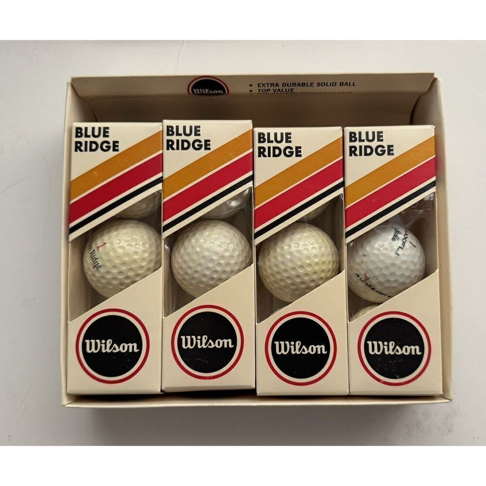 Wilson Blue Ridge Vintage Golf Balls Original Boxes 10balls‎